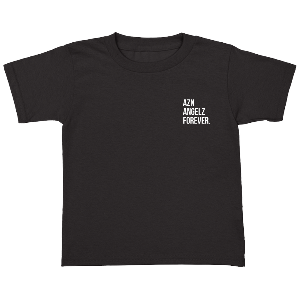 AZN ANGELZ FOREVER black toddler tee