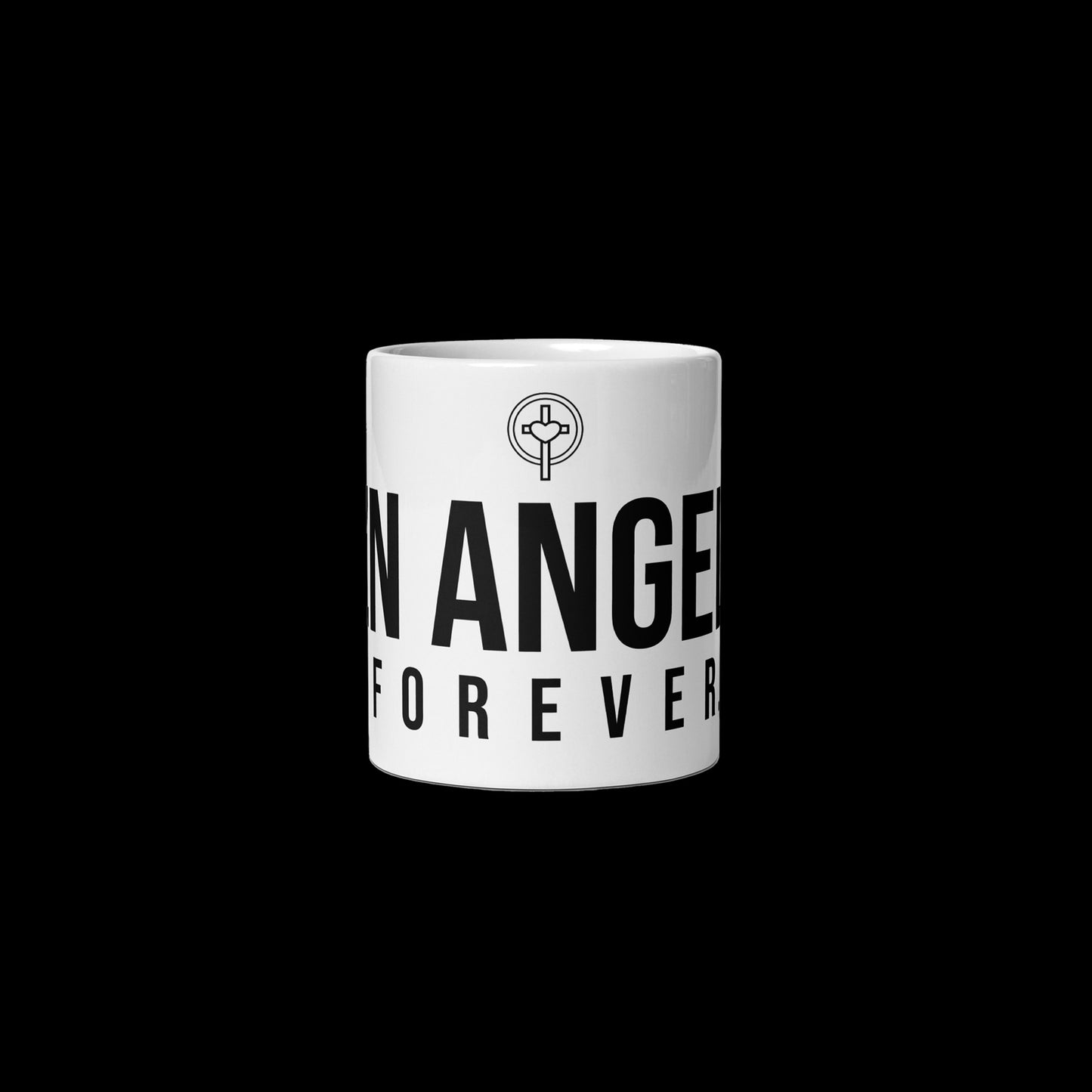 AZN ANGELZ FOREVER Mug w/halo cross